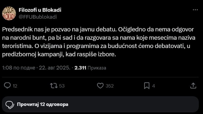 Raspiši izbore, pa može dijalog